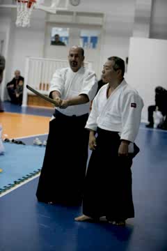 Suezawa Sensei ile Kılıç ve Jo Çalışması yaptık