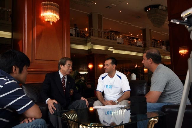 H.Kanazawa Hoca ( 10.Dan) ile sohbet ettik