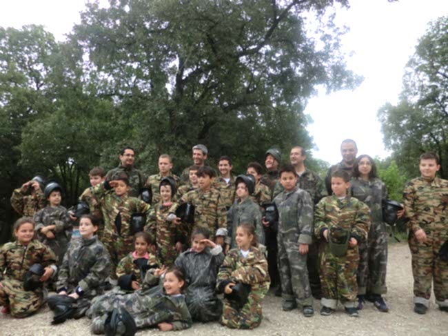Pazar günü Paintball oynadık