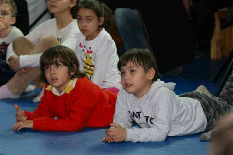 Çocuklarla eğlendik